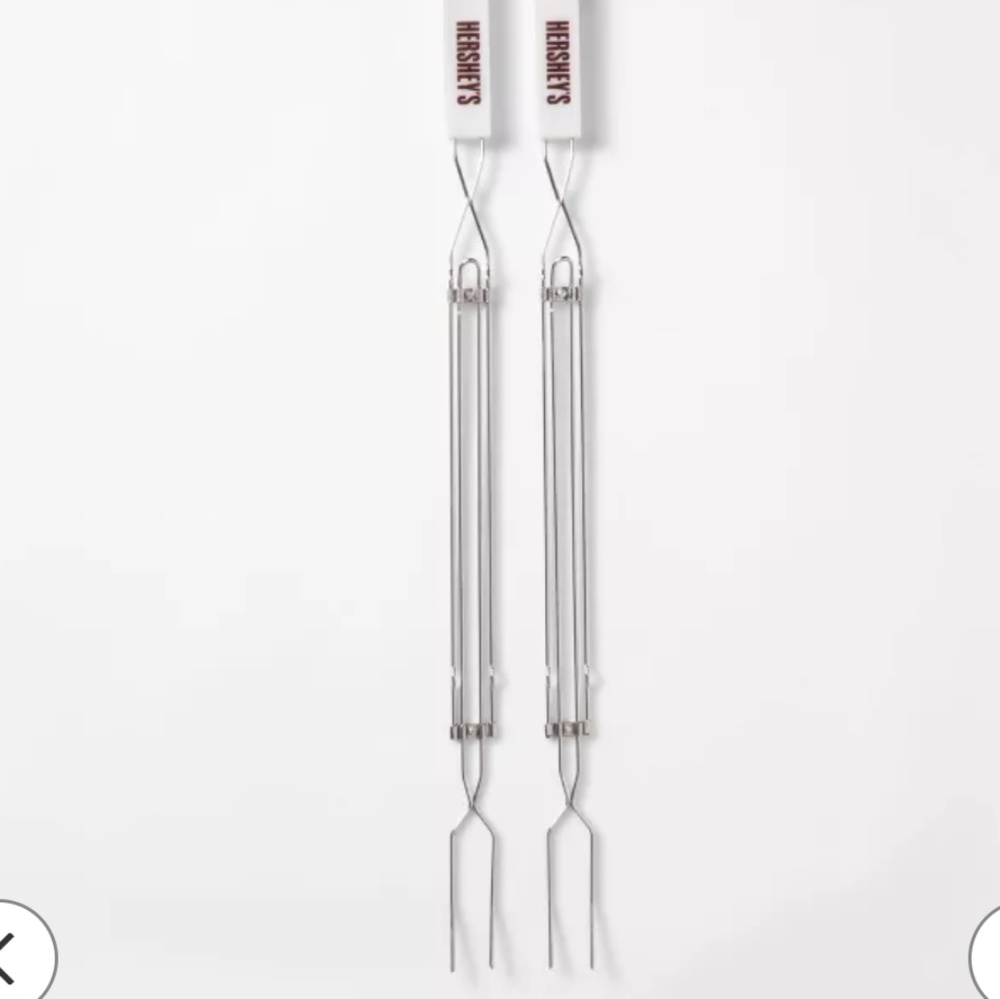 Hershey's 2pk Extension Fork Grill Tools - Silver - Picture 2 of 2